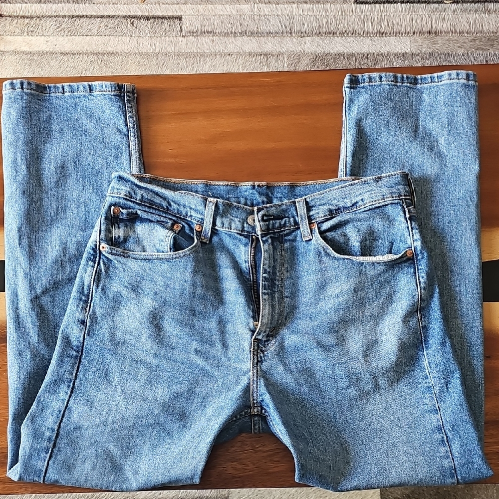 Levi's Light Blue Straight Jeans